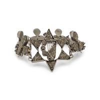 PYRITE SHAMROCK, HARP AND STAR NECKLACE AND BRACELET