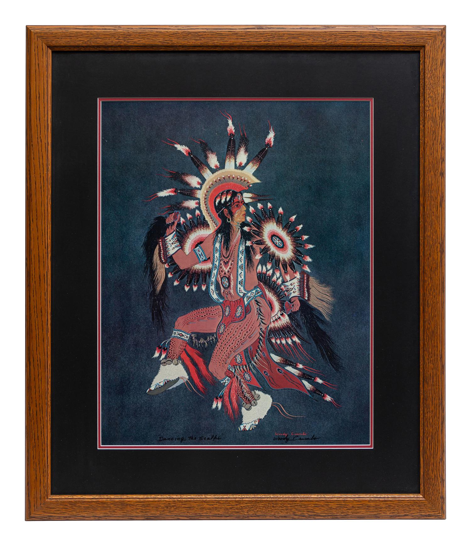 Two Works: Ceremonial War Dancer, Dancing in the Scalps