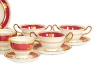 A Wedgwood Columbia Porcelain Dinner Service
