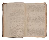 [CIVIL WAR - CONFEDERATE]. Ledger book containing records of military service exemptions and enlistments, Richmond, Virginia, 13-25 March 1862.