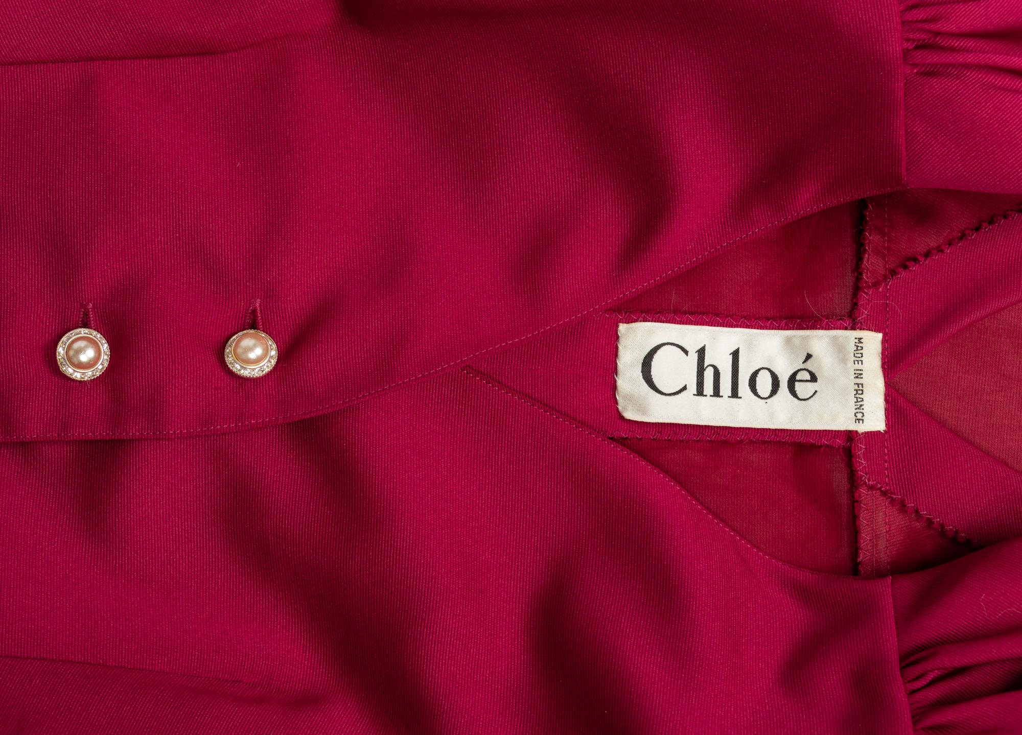Karl Lagerfeld for Chloé Dress, Fall 1979