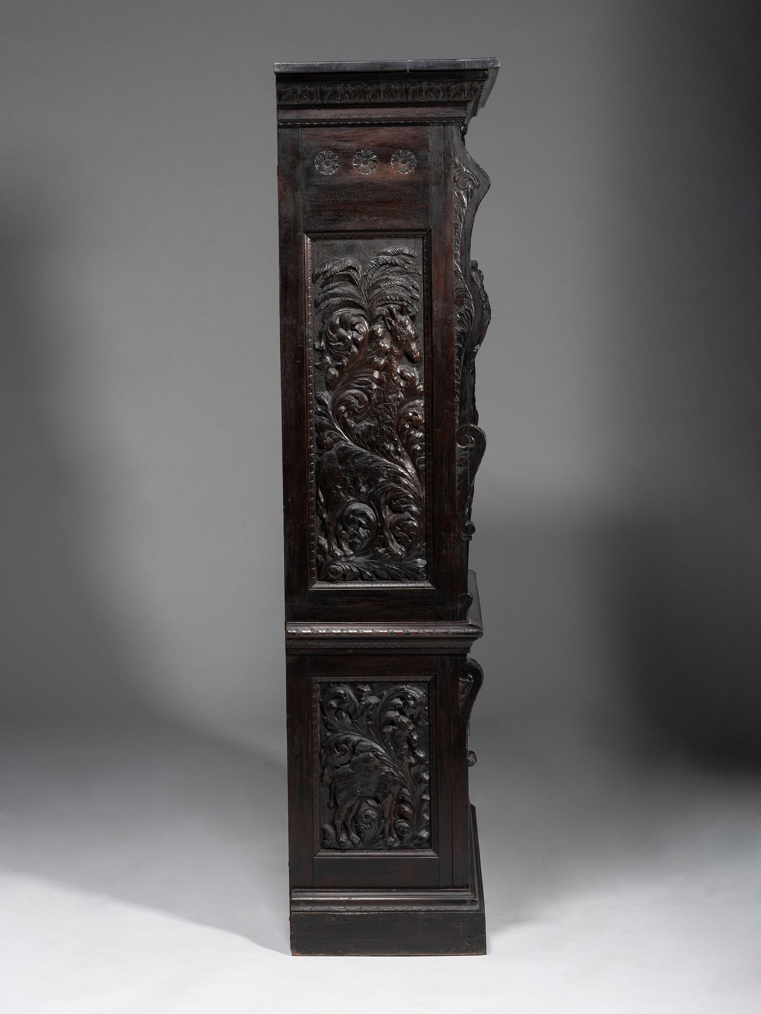 Cincinnati Art-Carved Cabinet Last Quarter 19th Century