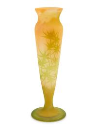 An Emile Gallé Cameo Glass Vase