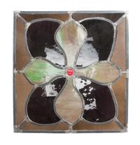A Collection of Twelve Leaded Glass Windows Largest: 17 1/2 x 39 1/2 inches.