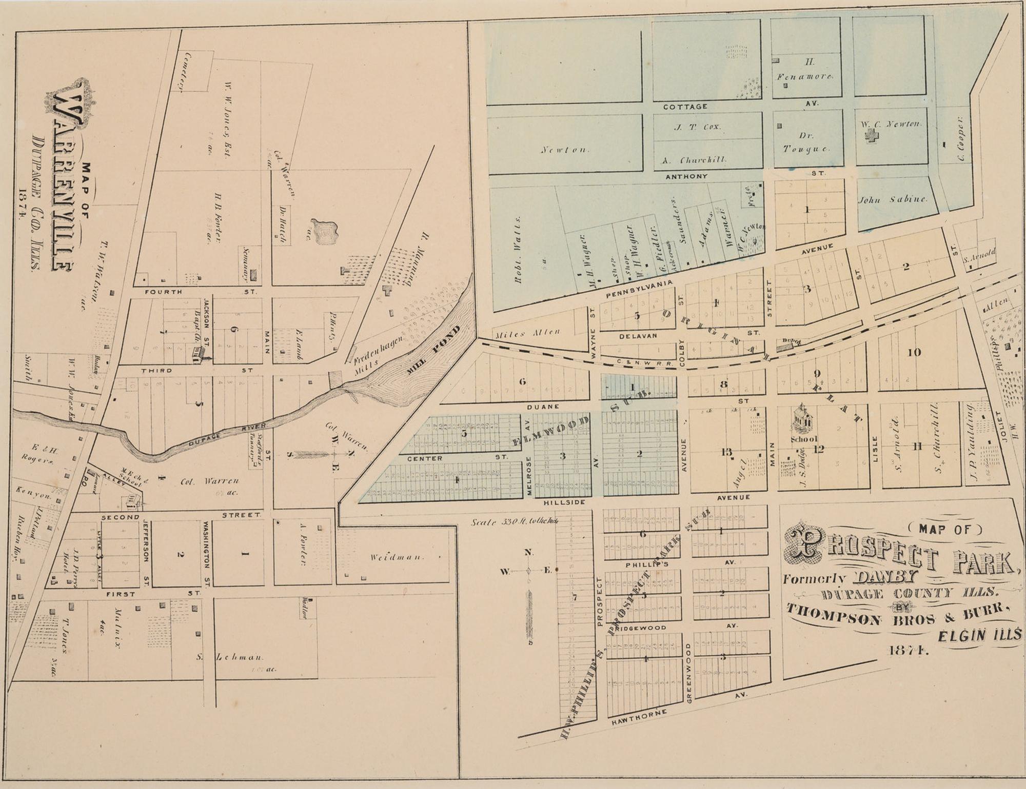 A Group of Twelve Maps of Illinois