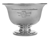 An American Silver Presentation Bowl, Watson Co., Attleboro, MA, 20th Century, of circular form, centered with the engraving Pittsburgh