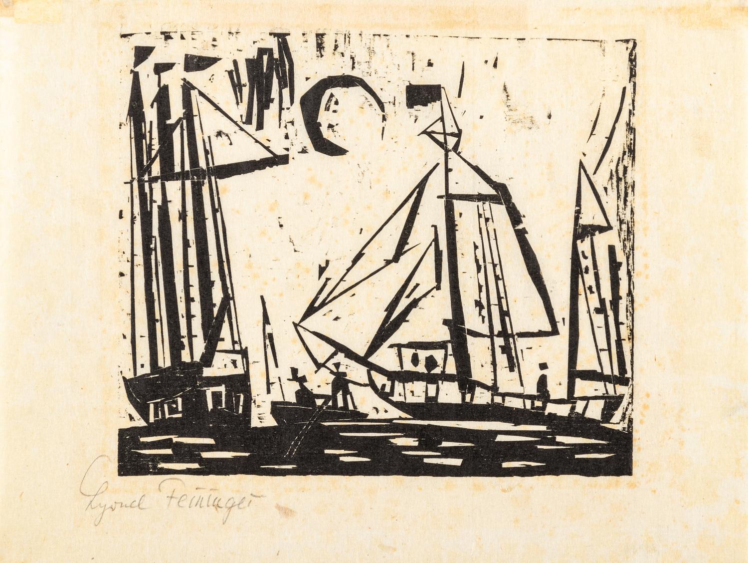 Segelboote (mit Mond)