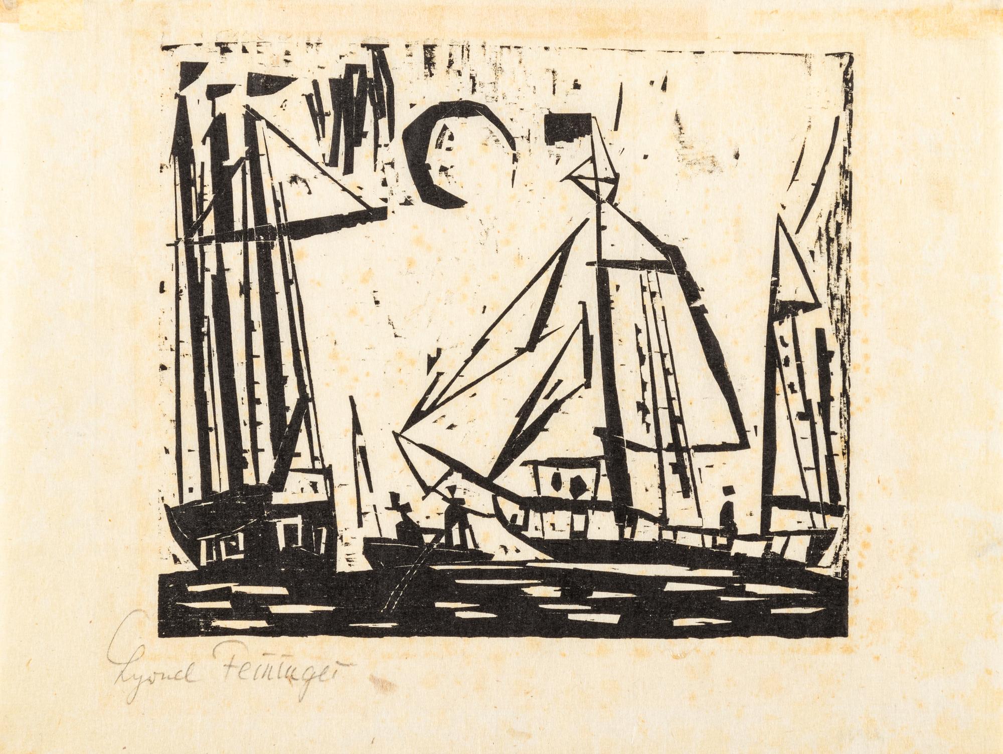 Segelboote (mit Mond)