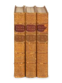 BINDINGS: The Works of Alexander Pope, Including Several Hundred Unpublished Letters, and Other New Materials 10 Volumes