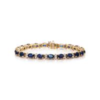 SAPPHIRE AND DIAMOND BRACELET