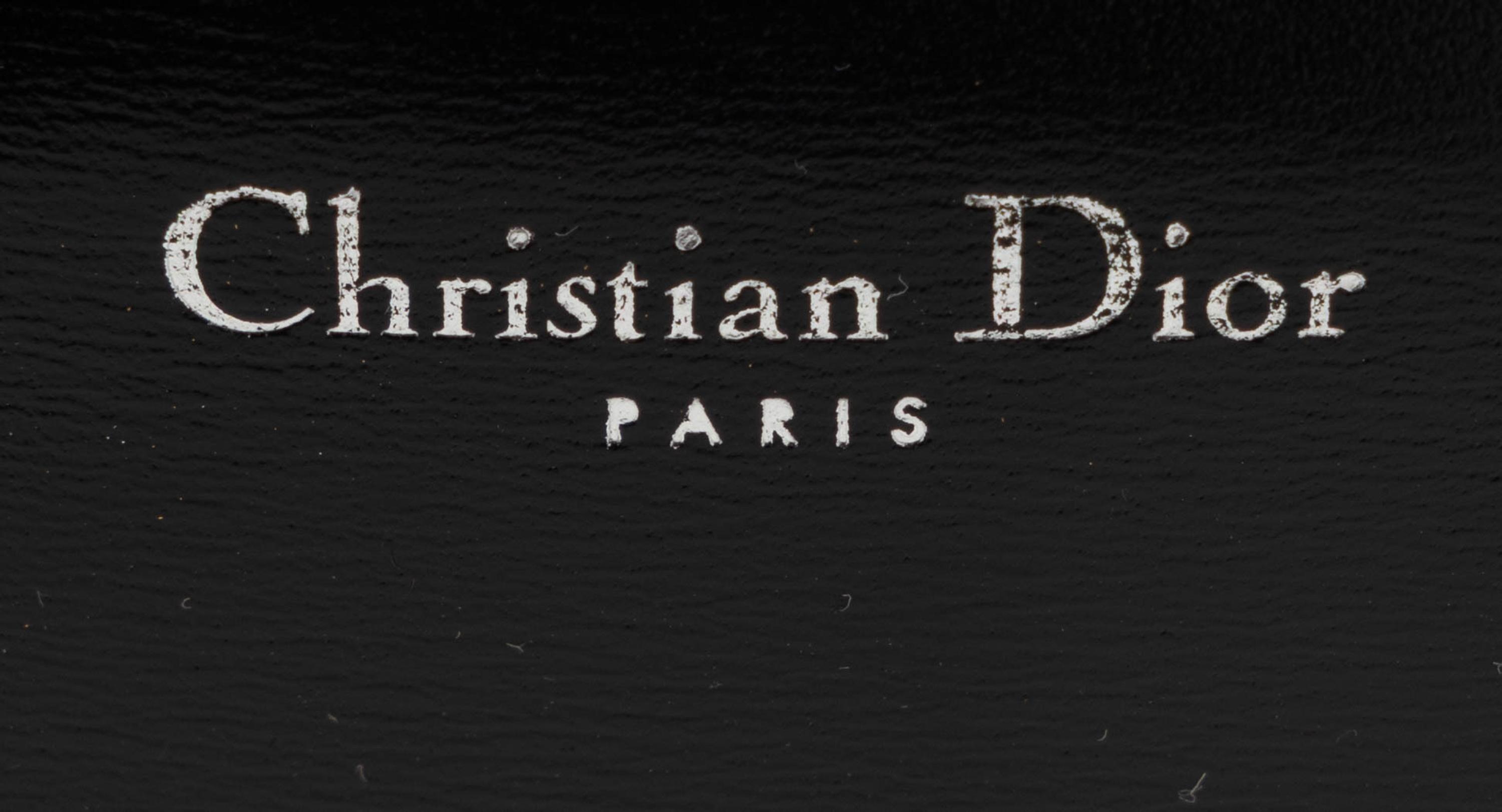 Christian Dior, Small Black Leather Flap Bag