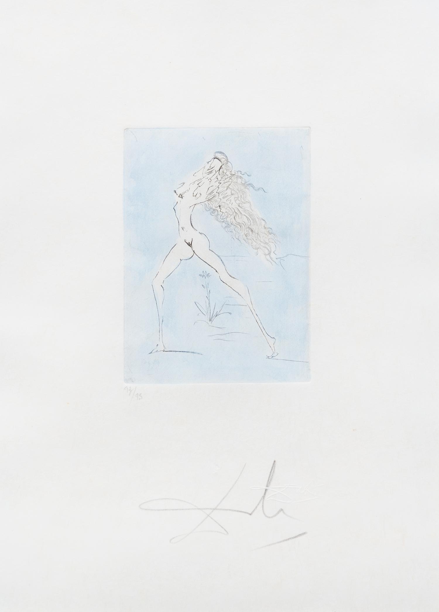 Salvador Dali, (Spanish, 1904-1989), Petites Nus, 1972 (a group of 7 color etchings from the portfolio of 8)