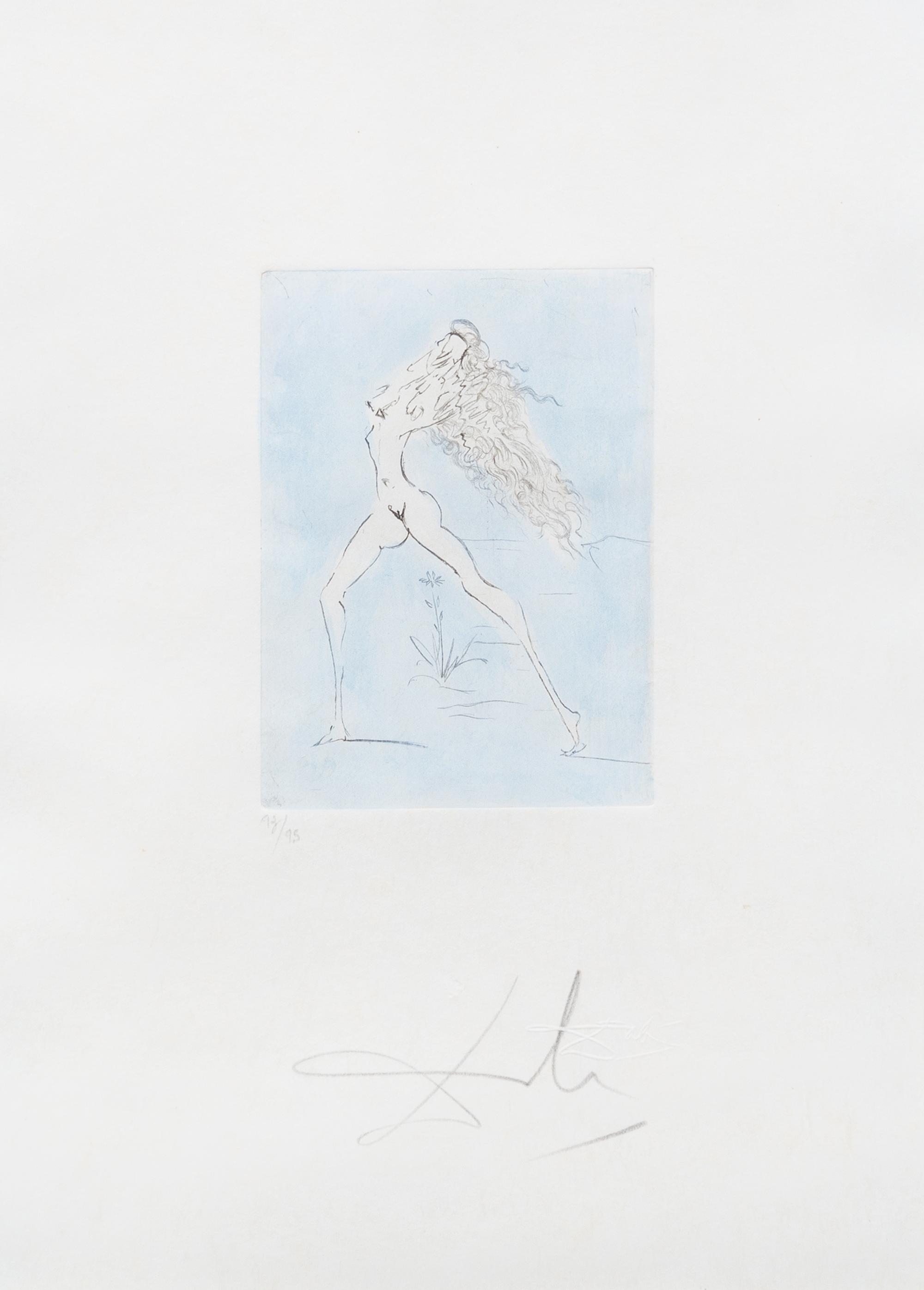Salvador Dali, (Spanish, 1904-1989), Petites Nus, 1972 (a group of 7 color etchings from the portfolio of 8)