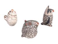 Acoma, Zuni, and Cochiti Pottery Owls