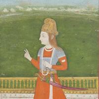 A Portrait of Prince Sayyid Aurangzeb, 18th/19th Century — 十八/十九世紀 印度細密畫莫卧儿帝国皇帝奧朗則布像