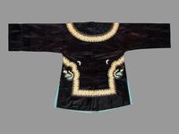 Two Chinese Embroidered Silk Lady's Robes
