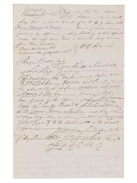 [CRIME & PUNISHMENT]. 6 documents, incl. freedmen accused of hog steeling and theft from a barber.