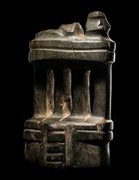 A Mezcala Andesite Temple Model