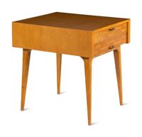 A Modernist Two-Drawer Nightstand