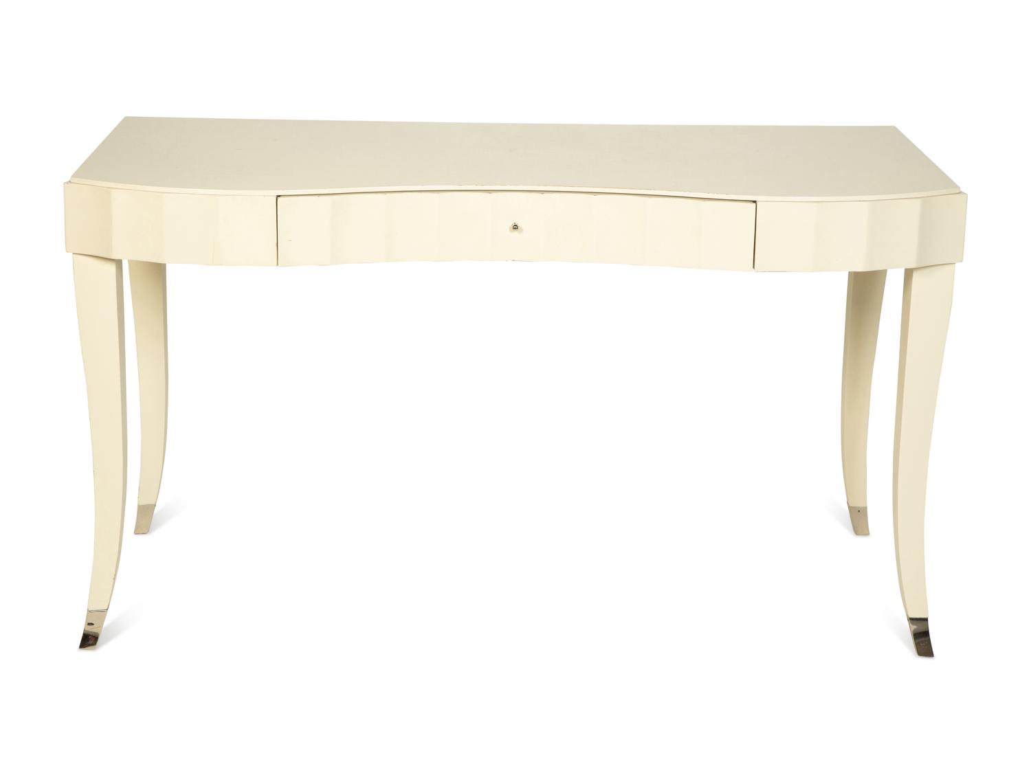 A Barbara Barry for Baker White-Painted Desk