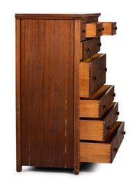 A Shaker-Style Bench-Made Tall Chest of Drawers