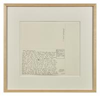 Untitled (Bam!) , 1997, Untitled (Draughtsman takes a shower) , 1997, Untitled (Dear Your Majesty) , 1997-99, Untitled (Trademarks) , 1999, Untitled (Crossword) , 1998 and Untitled , 2003 (a group of 6 works)