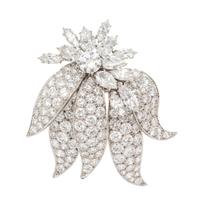 A Platinum and Diamond Articulated Brooch, Jacques Timey for Harry Winston, 19.80 dwts.