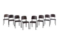 Set of Eight Standard Chairs, Vitra, France / Germany