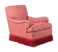 A Bridgewater Style Easy Chair with Buillon Fringe