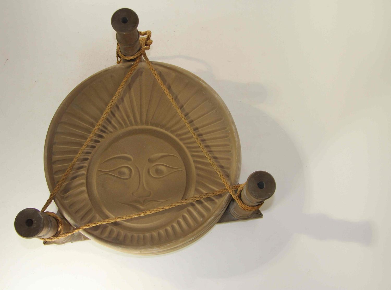 Four Haeger Pottery Roundels Diameter 16 1/2 inches.