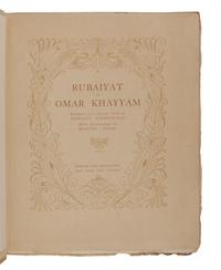 DULAC, Edmund (1882-1953), illustrator. -- FITZGERALD, Edward (1809-1883), translator. The Rubaiyat of Omar Khayyam . London: Hodder and Stoughton, [1909].
