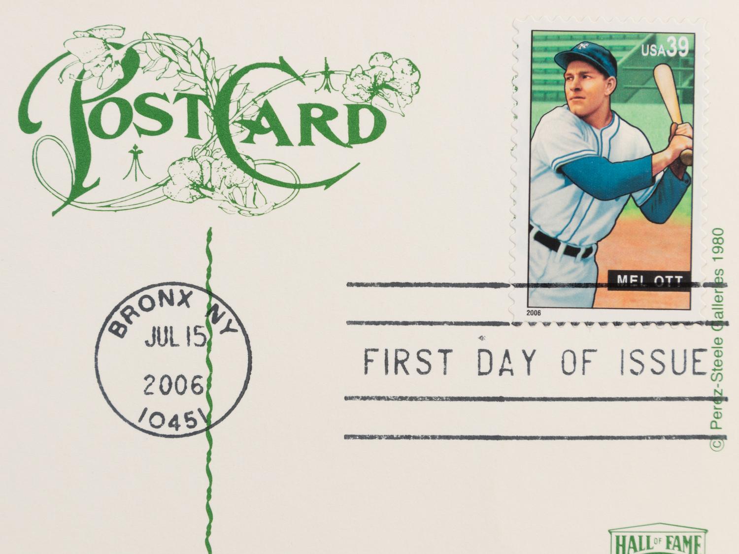A Collection of 24 Legends of Baseball First Day of Issue Perez Steele Postcards,