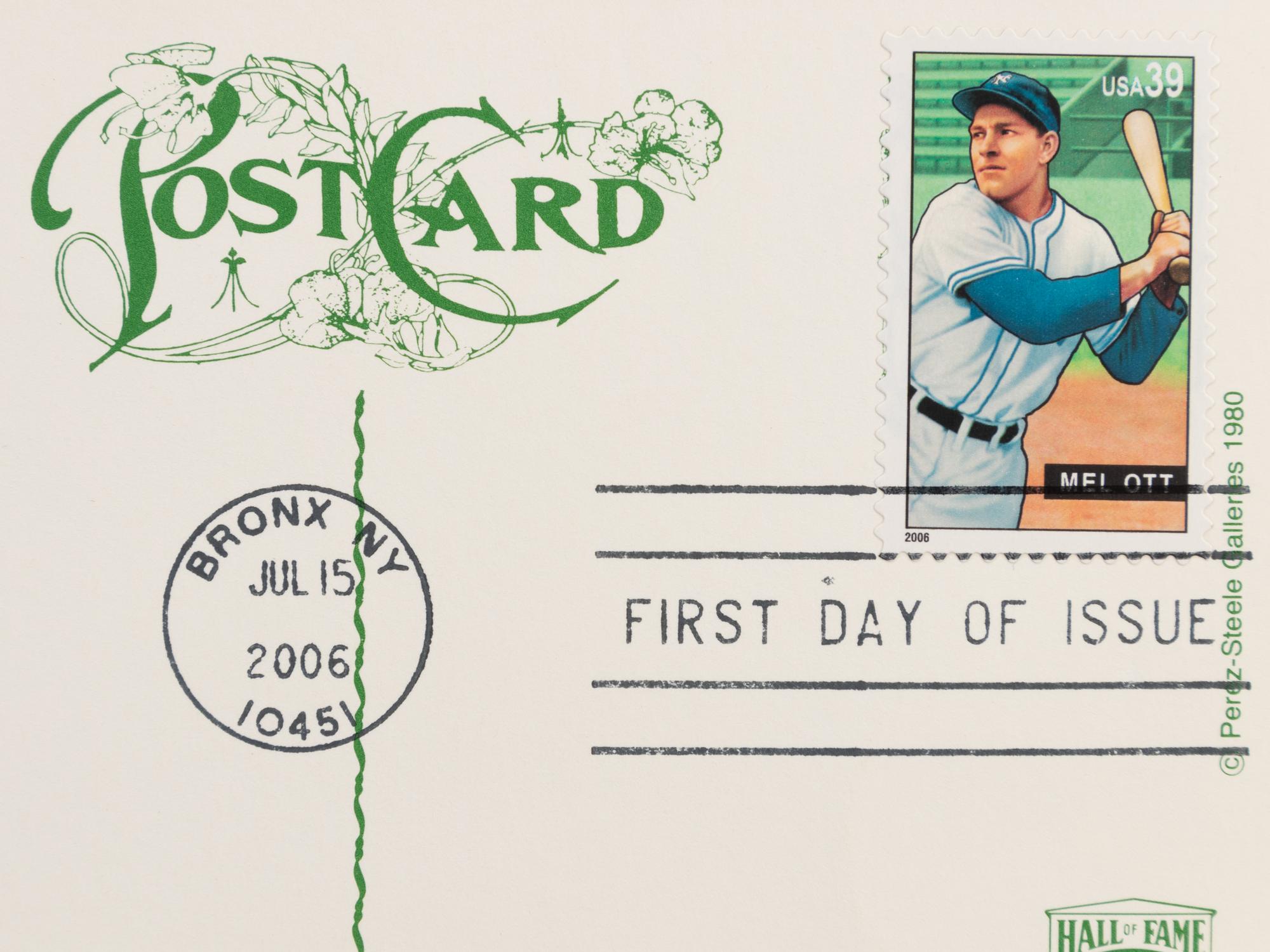 A Collection of 24 Legends of Baseball First Day of Issue Perez Steele Postcards,