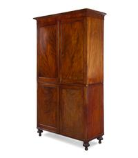 A George III Mahogany Linen Press
