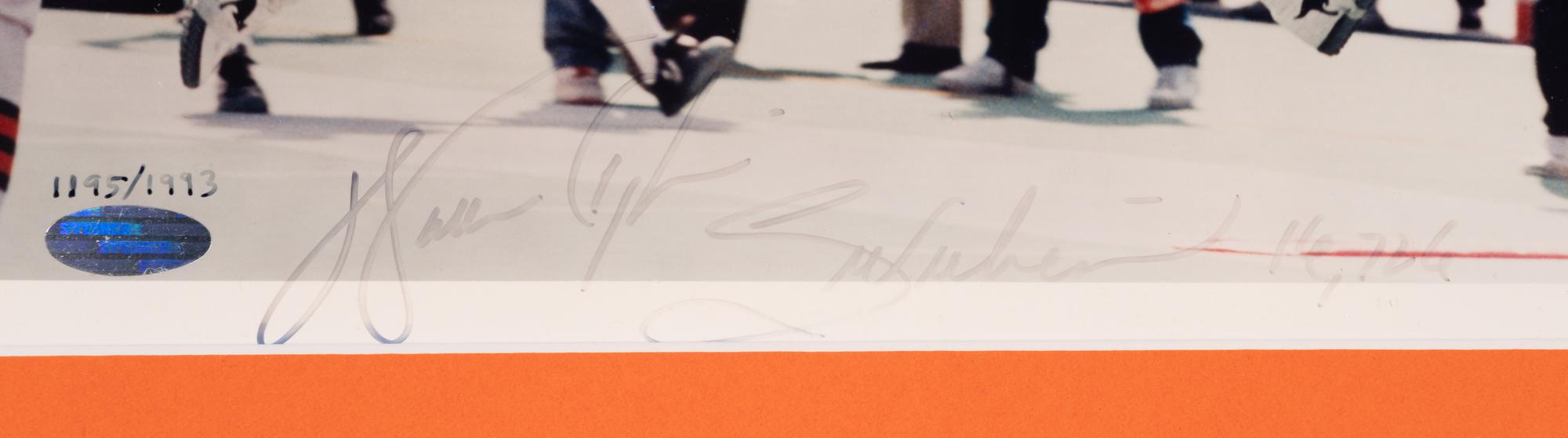 A Walter Payton Signed and Inscribed 16x20 Framed and Mated Display With Multiple Inscriptions from Chicago Bears Legend
