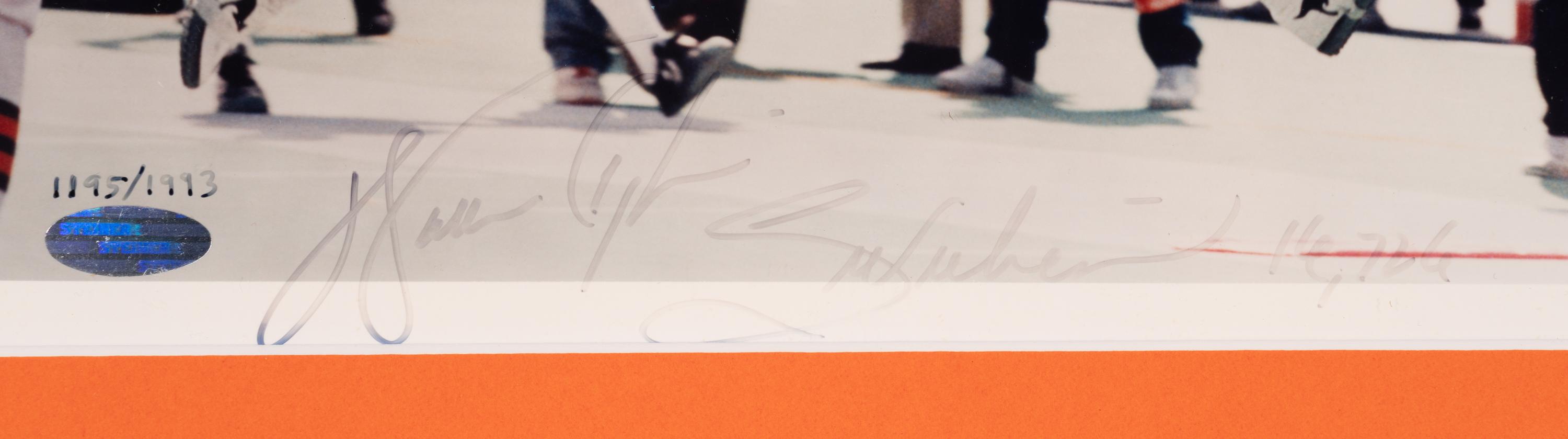 A Walter Payton Signed and Inscribed 16x20 Framed and Mated Display With Multiple Inscriptions from Chicago Bears Legend