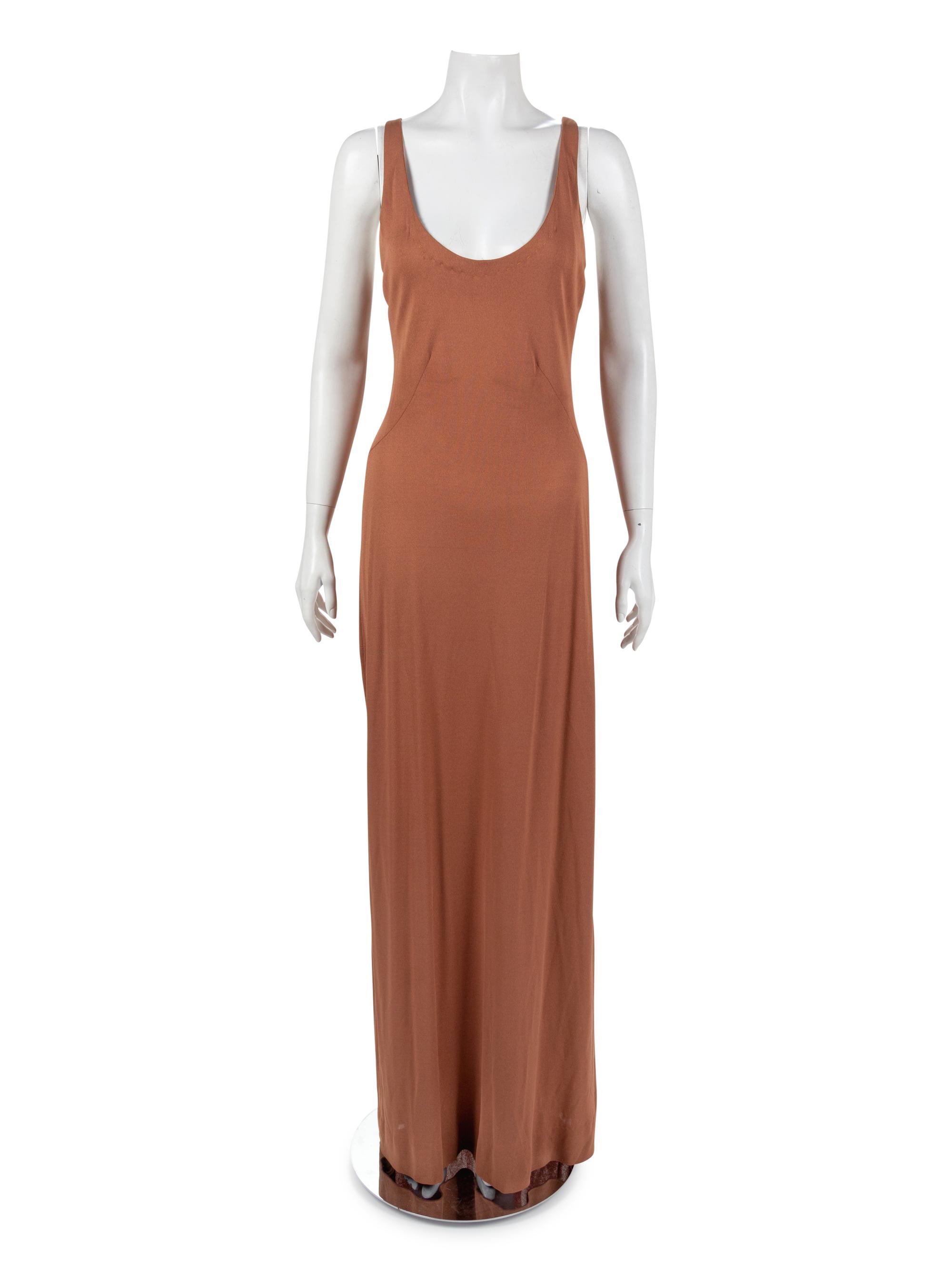 Halston Silk Jersey Dress, 1970s