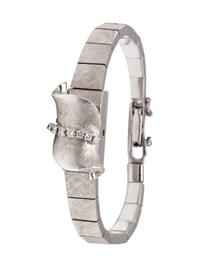 14K WHITE GOLD AND DIAMOND SURPRISE WRISTWATCH