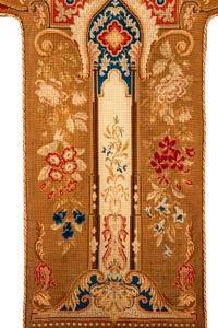 A Victorian Needlepoint-Upholstered Rosewood Prie-Dieu