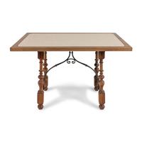 A Spanish Baroque Style Walnut Table