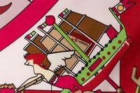 Four Hermès 70cm Cotton Scarf, 1990-2010s