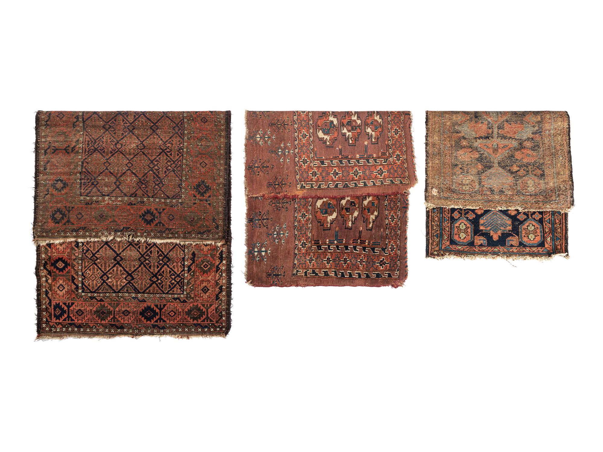 Three Persian Wool Area Rugs