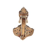 NARDI, YELLOW GOLD, DIAMOND, AND EMERALD FIGURAL BROOCH