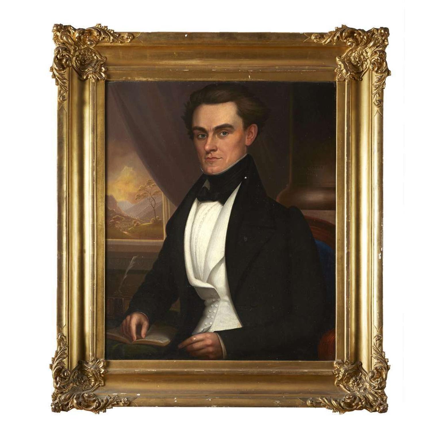 Robert Street (1796-1865) Pair of portraits: a lady and a gentleman