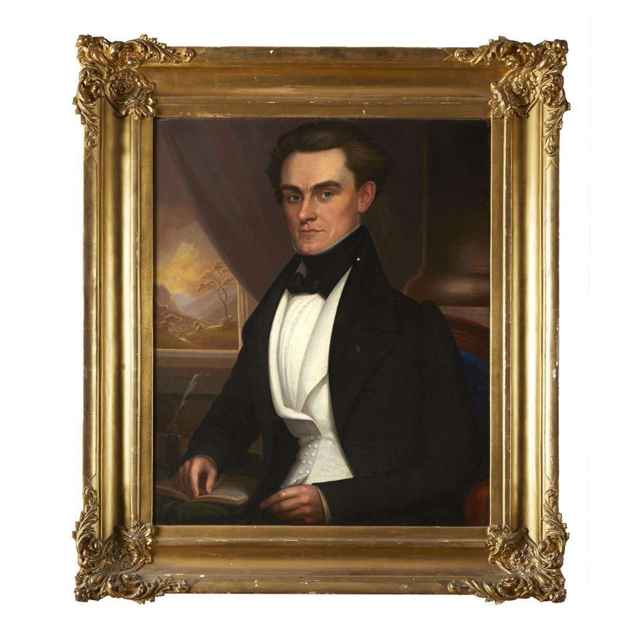 Robert Street (1796-1865) Pair of portraits: a lady and a gentleman