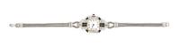 An Art Deco Platinum, Diamond and Onyx Wristwatch, C.H. Meylan for Henry Blank & Co., 18.00 dwts.