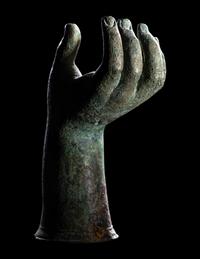 A Roman Bronze Hand of a Child