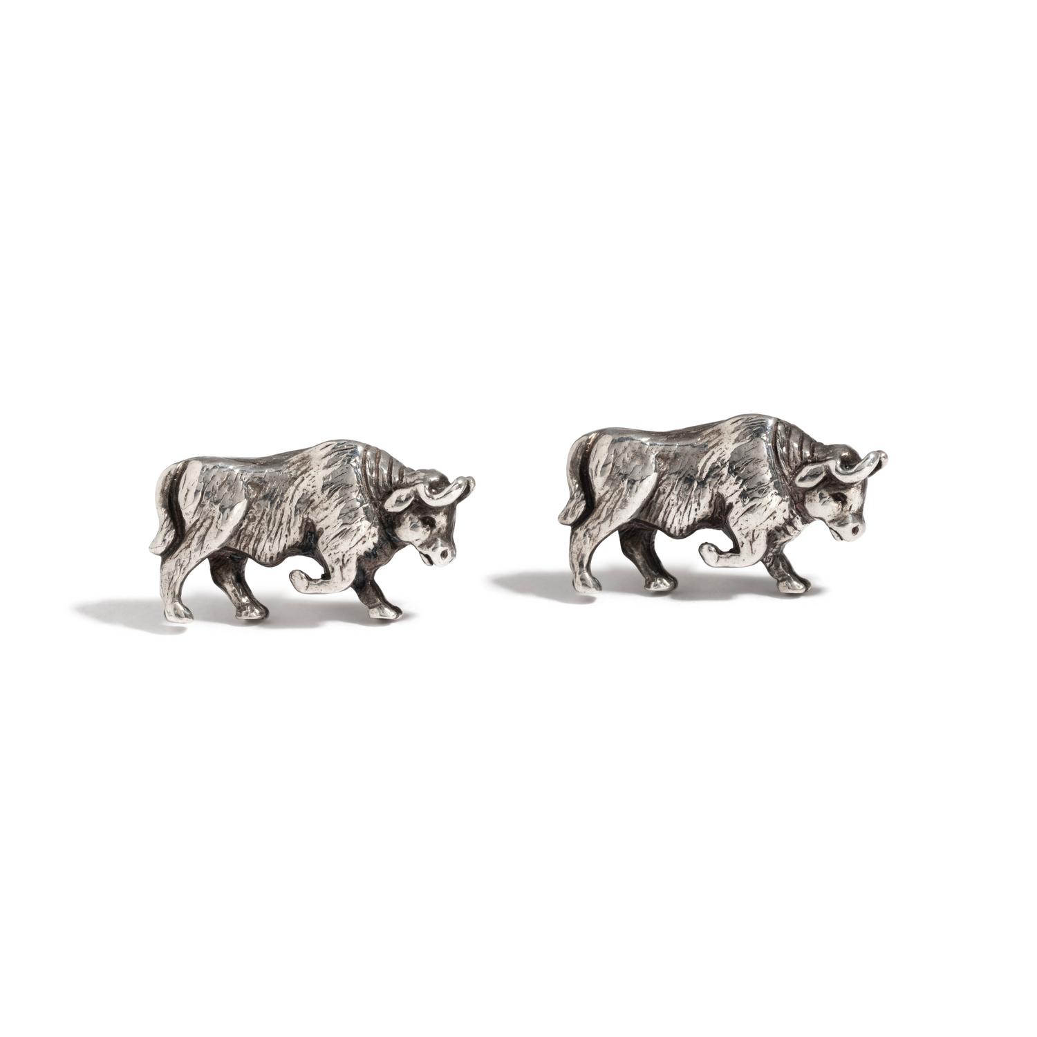 TIFFANY & CO., STERLING SILVER CUFFLINKS