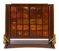 Rene Drouet (French, 1899-1993), FRANCE, c. 1945, La Mer cabinet, in collaberation with artist Claude Malespina