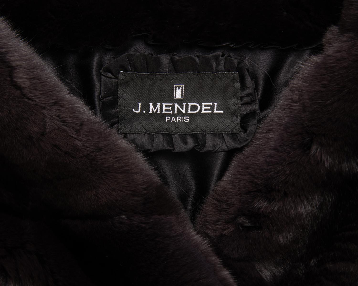 J. Mendel Chinchilla Pull-Through Stole